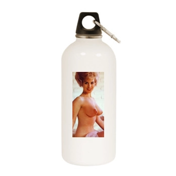 June Cochran White Water Bottle With Carabiner