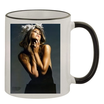 Bar Refaeli 11oz Colored Rim & Handle Mug