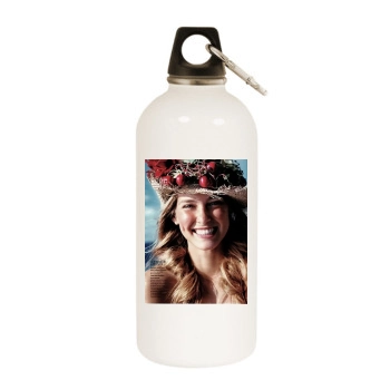 Bar Refaeli White Water Bottle With Carabiner