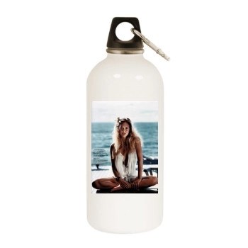 Bar Refaeli White Water Bottle With Carabiner