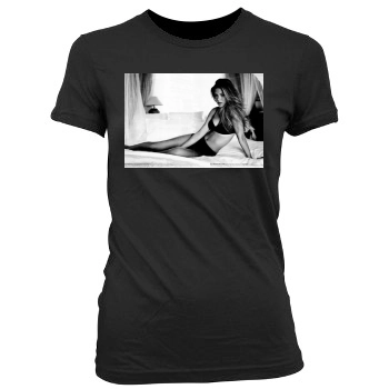 Bar Refaeli Women's Junior Cut Crewneck T-Shirt