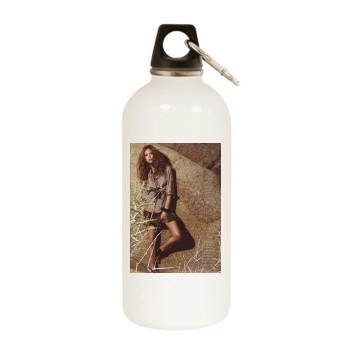 Bar Refaeli White Water Bottle With Carabiner