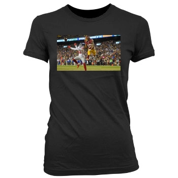 Janoris Jenkins Women's Junior Cut Crewneck T-Shirt