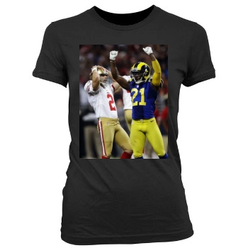 Janoris Jenkins Women's Junior Cut Crewneck T-Shirt