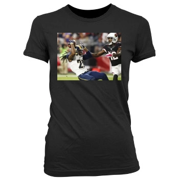 Janoris Jenkins Women's Junior Cut Crewneck T-Shirt