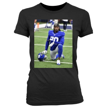 Janoris Jenkins Women's Junior Cut Crewneck T-Shirt