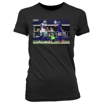 Janoris Jenkins Women's Junior Cut Crewneck T-Shirt