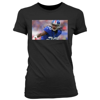 Janoris Jenkins Women's Junior Cut Crewneck T-Shirt