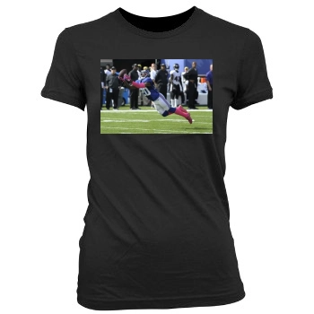 Janoris Jenkins Women's Junior Cut Crewneck T-Shirt