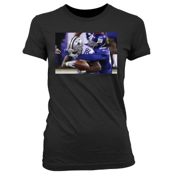 Janoris Jenkins Women's Junior Cut Crewneck T-Shirt