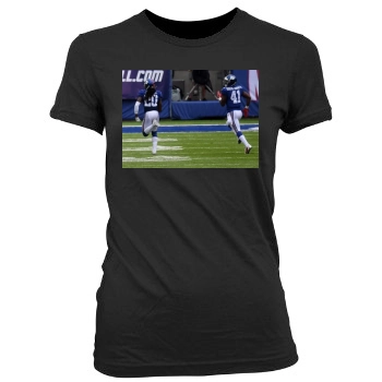 Janoris Jenkins Women's Junior Cut Crewneck T-Shirt