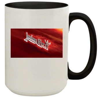 Judas Priest 15oz Colored Inner & Handle Mug