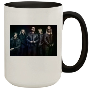 Judas Priest 15oz Colored Inner & Handle Mug