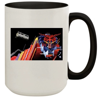 Judas Priest 15oz Colored Inner & Handle Mug