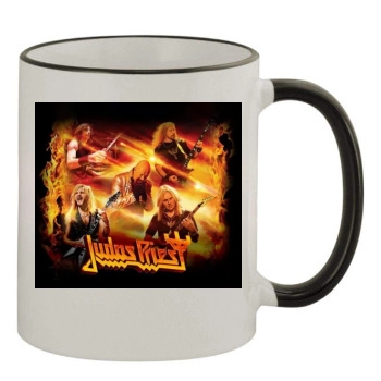 Judas Priest 11oz Colored Rim & Handle Mug