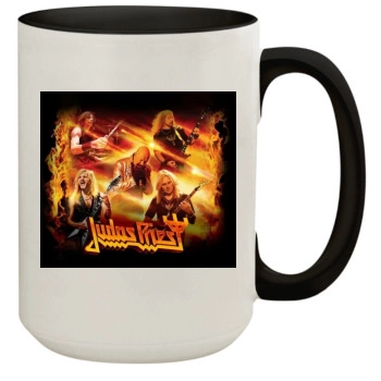 Judas Priest 15oz Colored Inner & Handle Mug