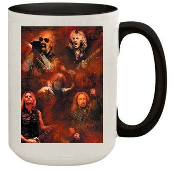 Judas Priest 15oz Colored Inner & Handle Mug