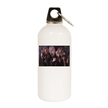 Whitesnake White Water Bottle With Carabiner