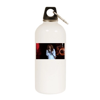 Whitesnake White Water Bottle With Carabiner