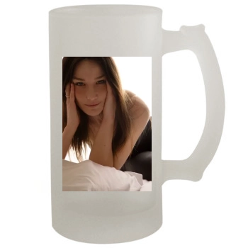 Carla Bruni 16oz Frosted Beer Stein