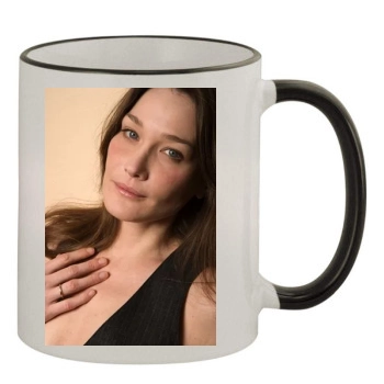 Carla Bruni 11oz Colored Rim & Handle Mug