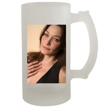 Carla Bruni 16oz Frosted Beer Stein