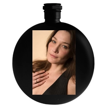 Carla Bruni Round Flask