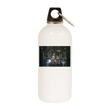 Judas Priest White Water Bottle With Carabiner
