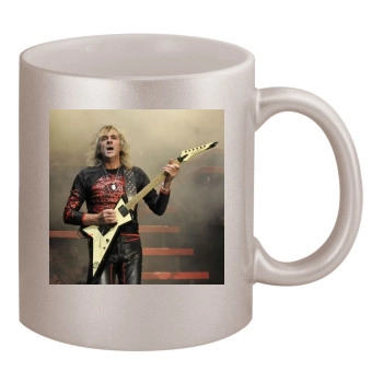 Judas Priest 11oz Metallic Silver Mug