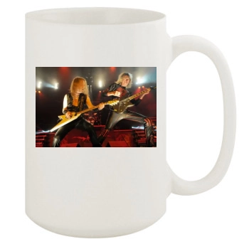 Judas Priest 15oz White Mug