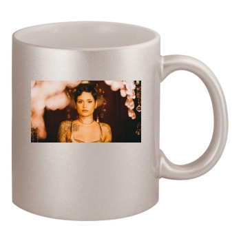 Kehlani 11oz Metallic Silver Mug