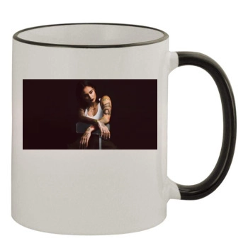 Kehlani 11oz Colored Rim & Handle Mug