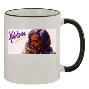 Kehlani 11oz Colored Rim & Handle Mug