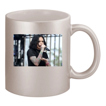 Kehlani 11oz Metallic Silver Mug