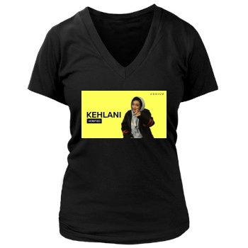 Kehlani Women's Deep V-Neck TShirt