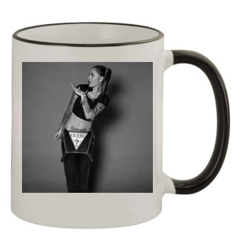 Kehlani 11oz Colored Rim & Handle Mug