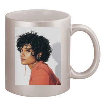 Kehlani 11oz Metallic Silver Mug