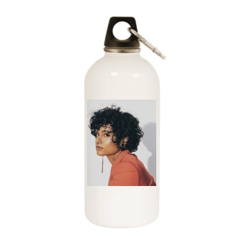 Kehlani White Water Bottle With Carabiner