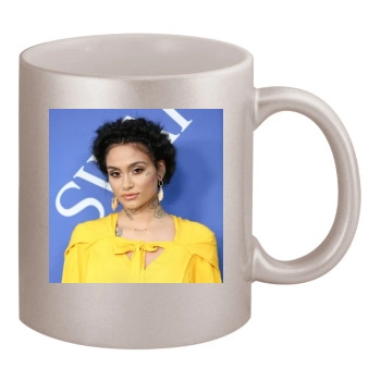 Kehlani 11oz Metallic Silver Mug