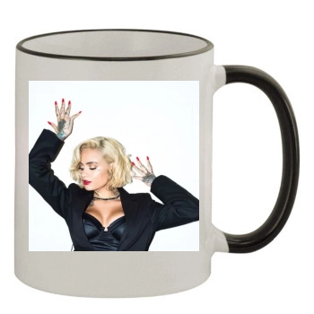 Kehlani 11oz Colored Rim & Handle Mug