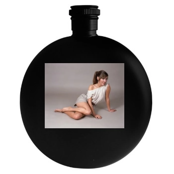 Carrie Fisher Round Flask