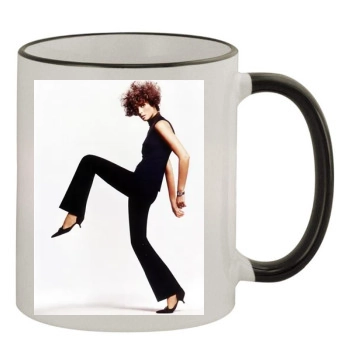 Christy Turlington 11oz Colored Rim & Handle Mug