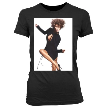 Christy Turlington Women's Junior Cut Crewneck T-Shirt