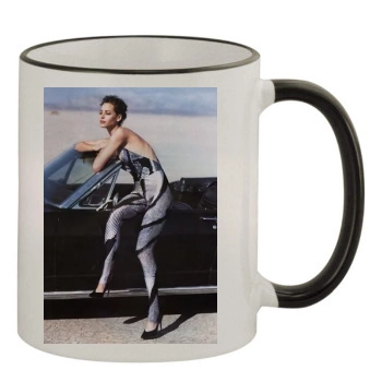 Christy Turlington 11oz Colored Rim & Handle Mug