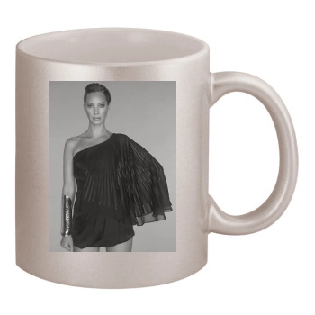 Christy Turlington 11oz Metallic Silver Mug