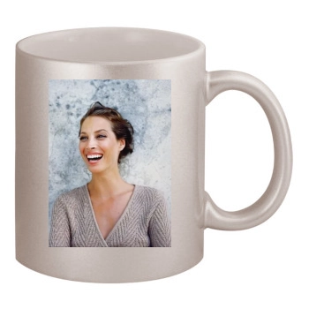 Christy Turlington 11oz Metallic Silver Mug