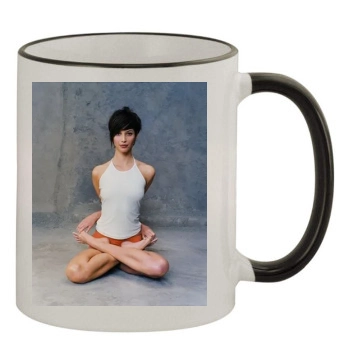 Christy Turlington 11oz Colored Rim & Handle Mug