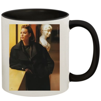 Christy Turlington 11oz Colored Inner & Handle Mug