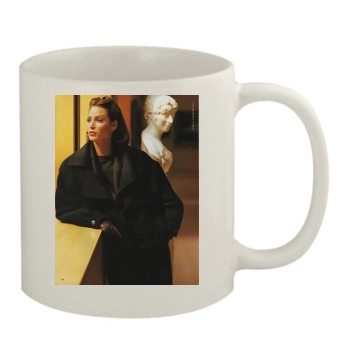 Christy Turlington 11oz White Mug