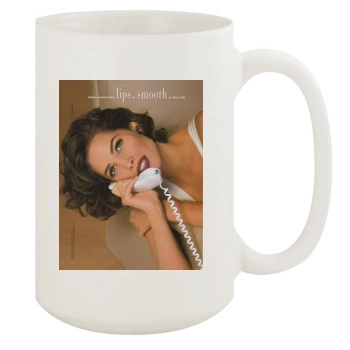 Christy Turlington 15oz White Mug